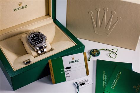 rolex watch in box